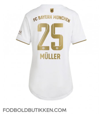 Bayern Munich Thomas Muller #25 Udebanetrøje Dame 2022-23 Kortærmet